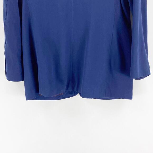 LIZ CLAIBORNE SPORT PETITE Vintage Navy Blazer - Picture 8 of 9